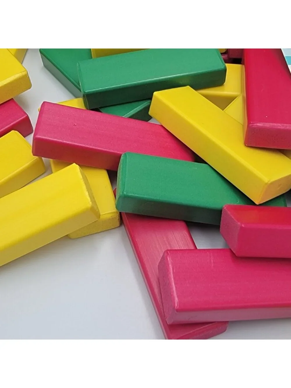 VTG 80s 90s Timber Stacking Block Game For 1-6 Players